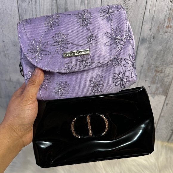CHRISTIAN DIOR and GIVENCHY cosmetic pouch bundle - Picture 2 of 12